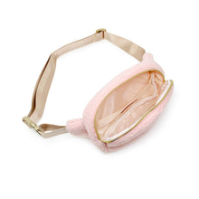 Load image into Gallery viewer, Zomi Gems Fuzzy Crossbody Sling Bag w/ Heart for Kids Black
