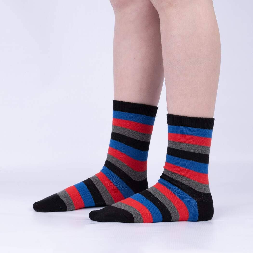 Laden Sie das Bild in den Galerie-Viewer, Sock It to Me Solar System Junior Crew Socken 3er-Pack