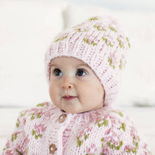 Load image into Gallery viewer, Huggalugs Bitty Blooms Blush Beanie Hat for Baby &amp; Kids
