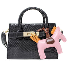 Load image into Gallery viewer, Zomi Gems Crocodile Pony Handbag
