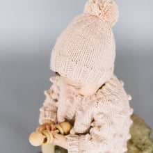Load image into Gallery viewer, The Blueberry Hill Popcorn Cardigan in Blush
