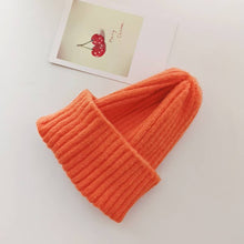 Load image into Gallery viewer, Little Trendy Solid Color Parent-Child Knitted Warm Hat Family Beanies
