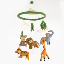 Load image into Gallery viewer, The Winding Road Baby Mobile - Baby Jungle Animal - Nursery Decor
