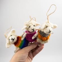 Load image into Gallery viewer, The Winding Road Ornament - Sheep with Knit Sweater - NEW!
