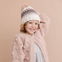 Load image into Gallery viewer, The Blueberry Hill Popcorn Cardigan in Blush
