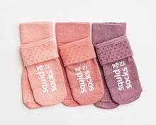 Load image into Gallery viewer, Squid Socks Cami - Non-Slip Baby Socks Light Pink, Dusty Pink, Lavender
