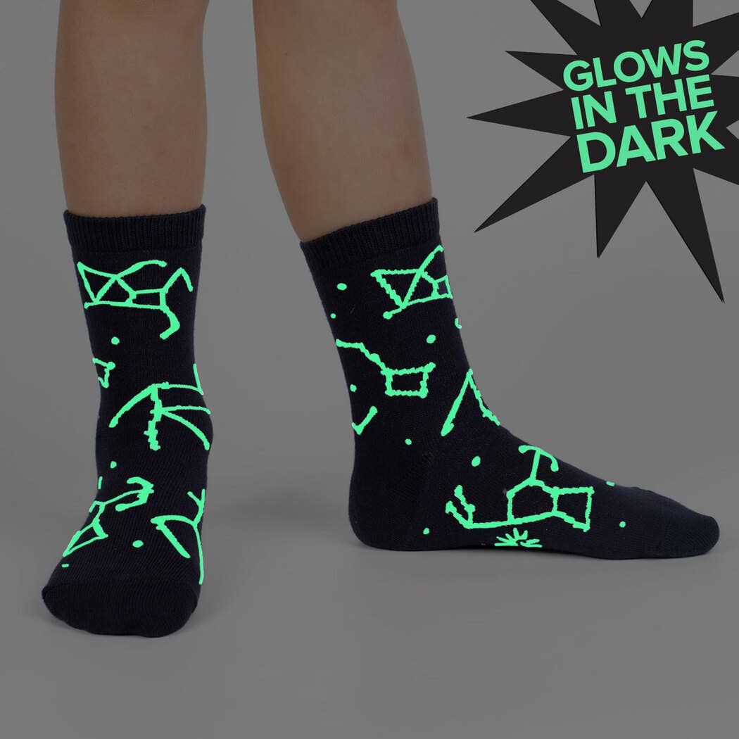 Laden Sie das Bild in den Galerie-Viewer, Sock It to Me Solar System Junior Crew Socken 3er-Pack