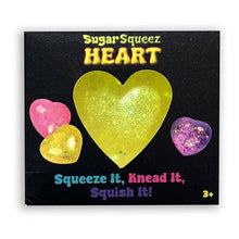 Load image into Gallery viewer, SugarSqueez Squishies® Glitter Heart Maltose Fidget Stress Ball | Assorted 1pc
