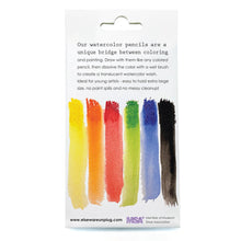 Load image into Gallery viewer, Elseware Unplug Extra-Large Watercolor Pencils - 6 Eco-Friendly Colors

