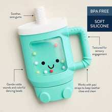 Load image into Gallery viewer, Itzy Ritzy Sweetie Shake Plus - Teething + Rattle Toy: Tumbler
