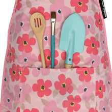 Load image into Gallery viewer, Urban Infant Little Helper Kids Apron, Washable Cotton/Poly - Poppies
