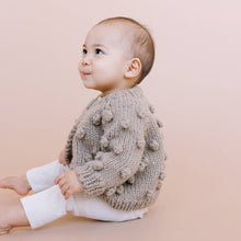 Load image into Gallery viewer, The Blueberry Hill Popcorn Cardigan Flax

