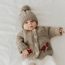 Load image into Gallery viewer, Huggalugs Mushroom Pebble Cardigan Sweater Baby &amp; Toddler
