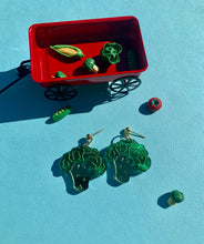 Load image into Gallery viewer, Not Picasso Mini Broccoli Earrings
