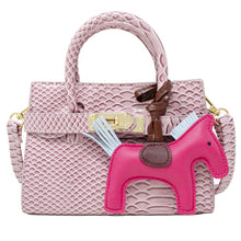Load image into Gallery viewer, Zomi Gems Crocodile Pony Handbag
