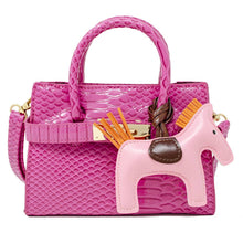 Load image into Gallery viewer, Zomi Gems Crocodile Pony Handbag
