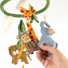 Load image into Gallery viewer, The Winding Road Baby Mobile - Baby Jungle Animal - Nursery Decor
