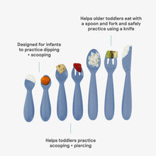 Load image into Gallery viewer, Ezpz Developmental Utensil Set 👉 ONLINE ONLY
