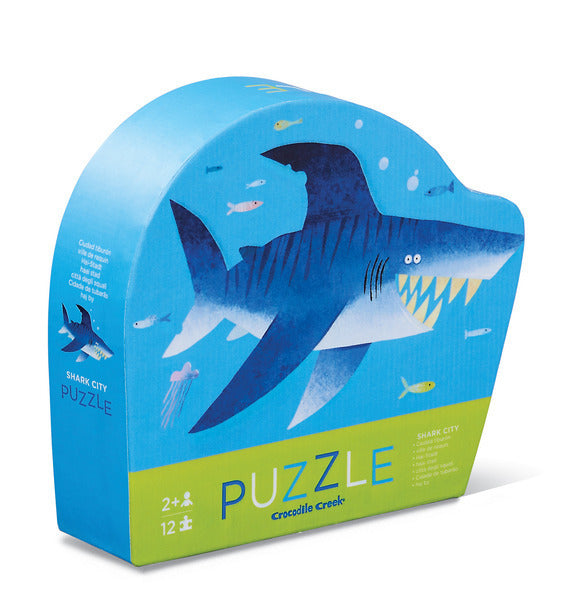 Crocodile Creek Shark City 12 Piece Puzzle Ages 2+