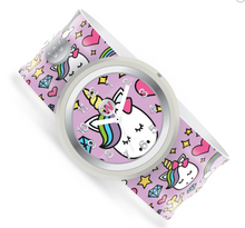 Load image into Gallery viewer, Watchitude Princess Unicorn Slap Watch
