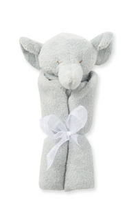 Angel Dear Lovie Blankie Grey Elephant