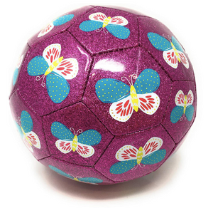 Crocodile Creek Glitter Soccer Ball Butterfly Size 3