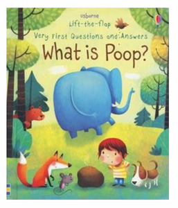 Usborne Lift The Flap What Is Poop? Hardcover Book