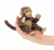 Load image into Gallery viewer, Folkmanis Mini Monkey Puppet
