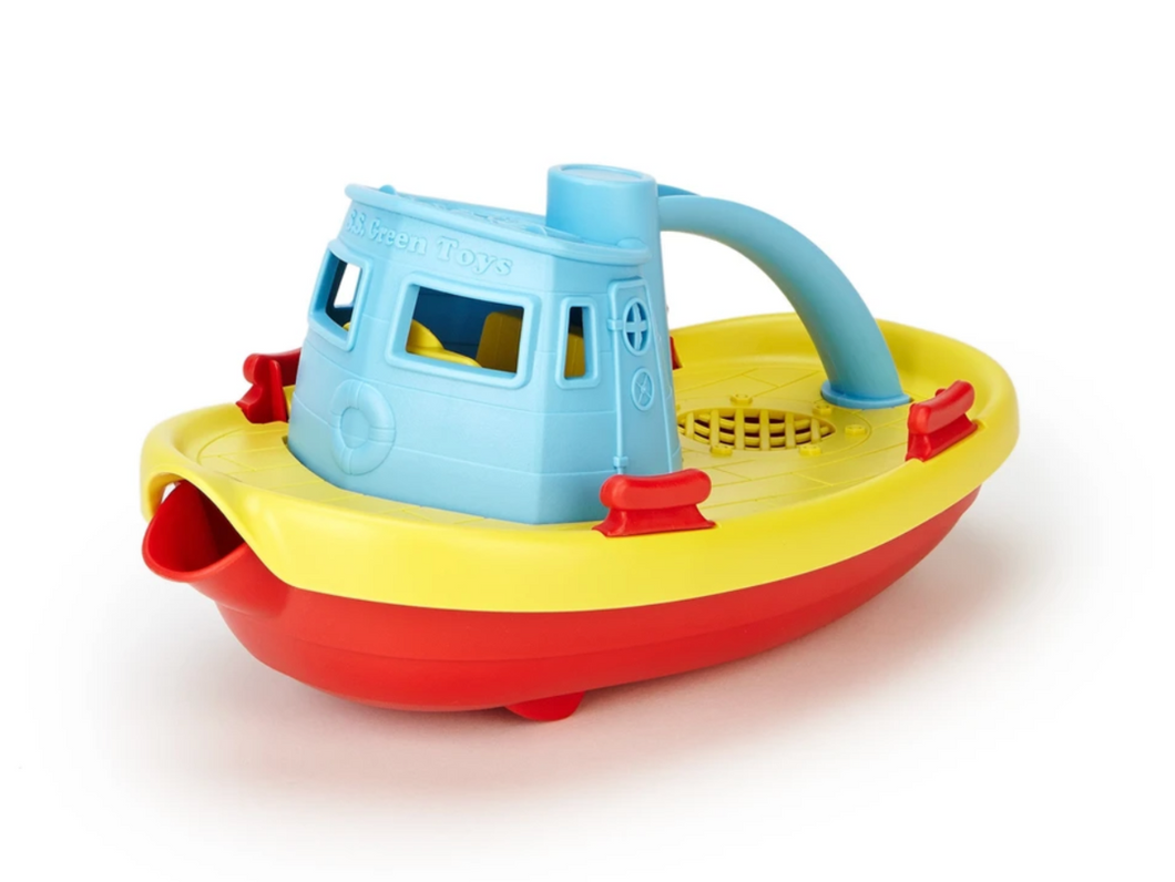 Green Toys Tugboat Yellow