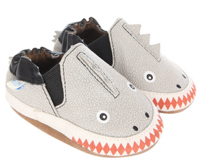 Robeez Dino Dan Grey Size 6-12m