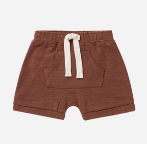 Rylee + Cru Front Pouch Short Redwood