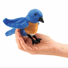 Load image into Gallery viewer, Folkmanis Mini Blue Bird Puppet
