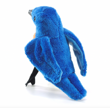 Load image into Gallery viewer, Folkmanis Mini Blue Bird Puppet

