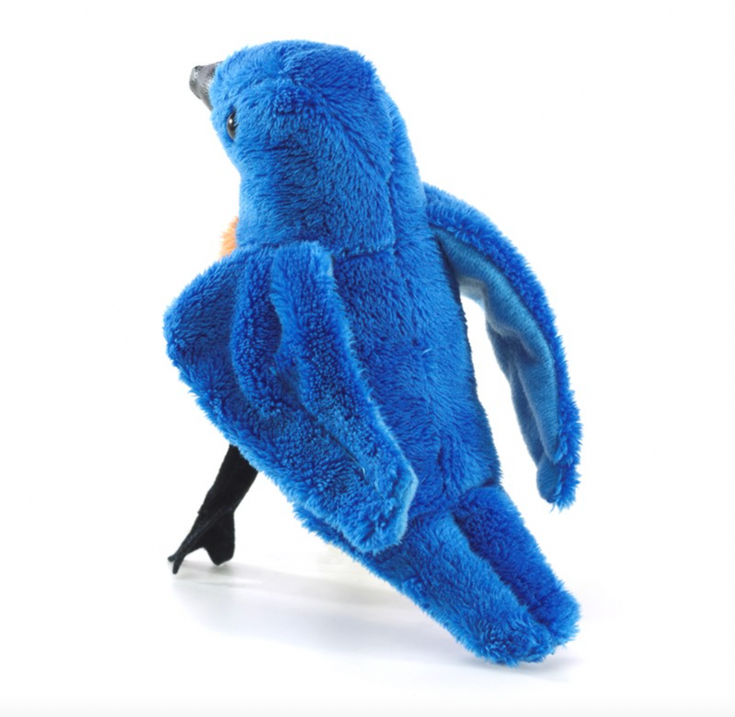 Folkmanis Mini Blue Bird Puppet