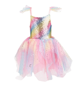 Great Pretenders Rainbow Fairy Dress With Wings Silver Moon Kids Great Pretenders Rainbow Fairy Dress With Wings Silver Moon Kids