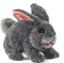 Load image into Gallery viewer, Folkmanis Gray Bunny Rabbit Puppet

