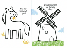 Load image into Gallery viewer, Usborne Little Coloring Farm Book
