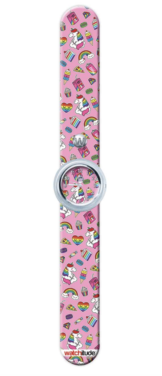 Laden Sie das Bild in den Galerie-Viewer, Watchitude Einhorn Leckereien Slap Watch