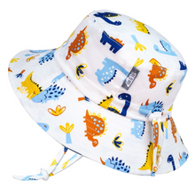 Load image into Gallery viewer, Jan &amp; Jul Cotton Bucket Hat Dino Kids
