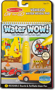Melissa & Doug Water Wow Vehicles On The Go Travel Activity