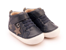 Load image into Gallery viewer, Old Soles Starstar Pave Navy/ Grey Suede/ Grey (White Sole)
