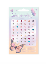 Load image into Gallery viewer, Great Pretenders Butterfly Nail Stickers
