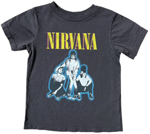 Rowdy Sprout Nirvana Short Sleeve Tee Vintage Black