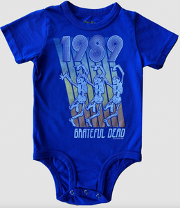 Rowdy Sprout Grateful Dead Short Sleeve Onesie Tangled Up In Blue