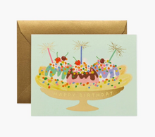Load image into Gallery viewer, Rifle Paper Co. Banana Split Birthday Card
