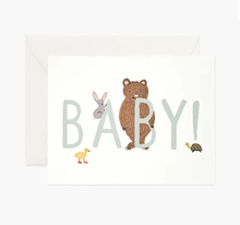 Load image into Gallery viewer, Rifle Paper Co. Mint Baby! Card
