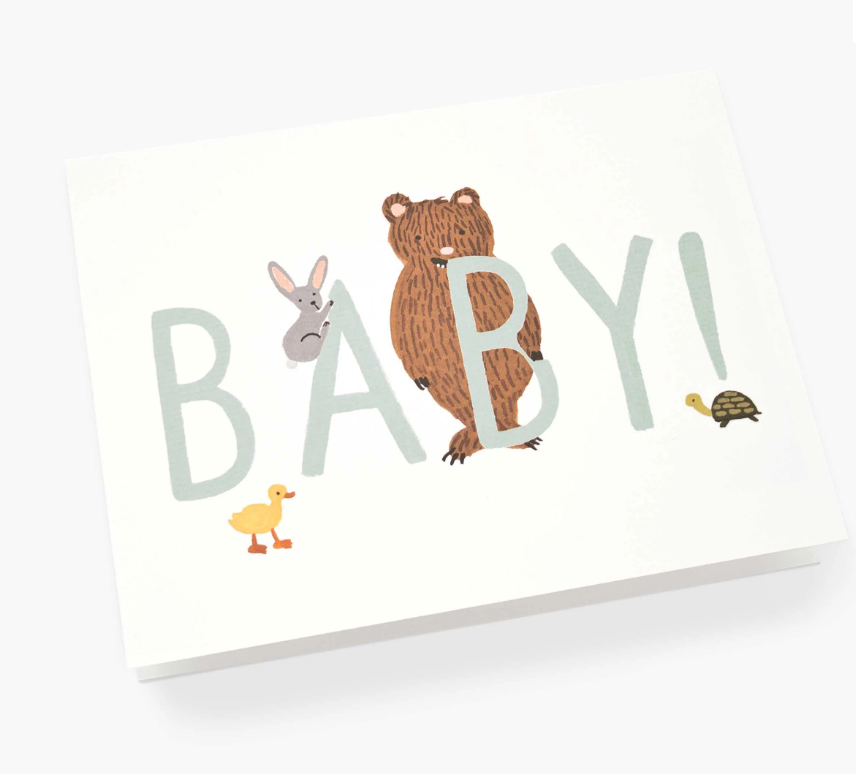 Rifle Paper Co. Mint Baby! Card
