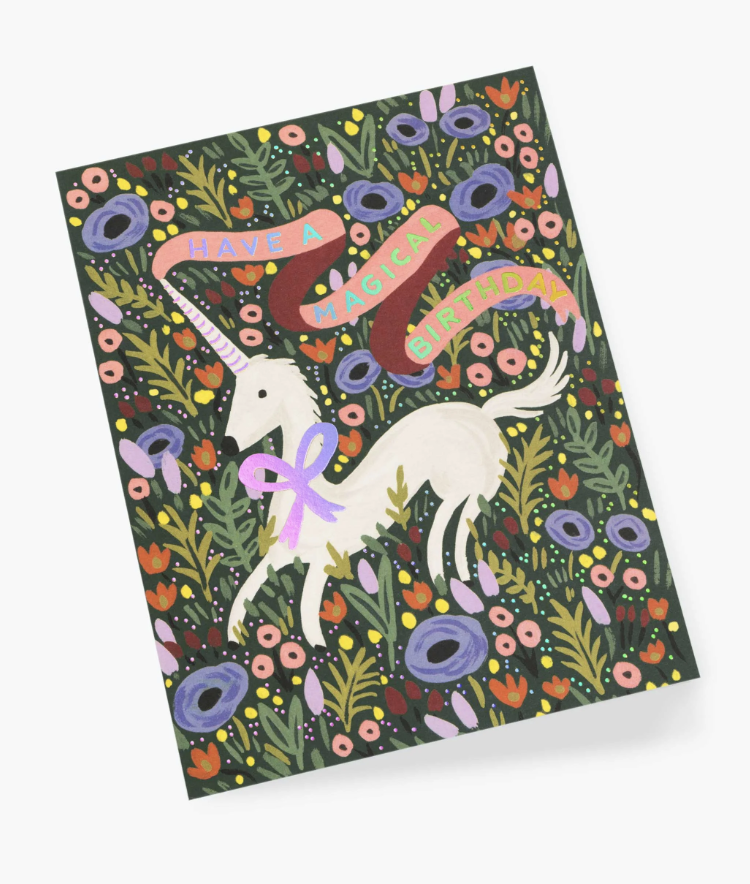 Rifle Paper Co. Magical Birthday Card – Silver Moon Kids