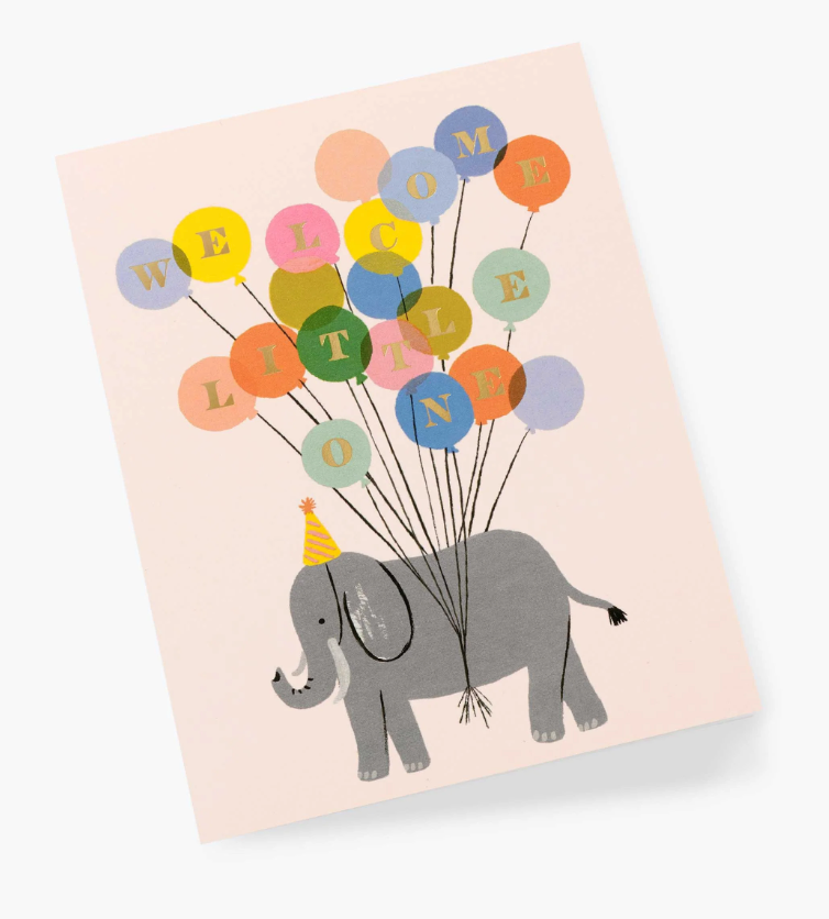 Rifle Paper Co. Welcome Elephant Card