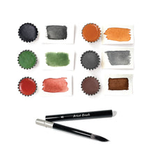Load image into Gallery viewer, Elseware Unplug Handmade Watercolor Set – Earth Paints 👉 ONLINE ONLY

